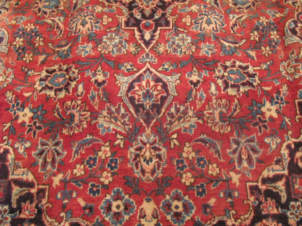 4' 1" x 6' 7" Persian Kashan Rug image 9
