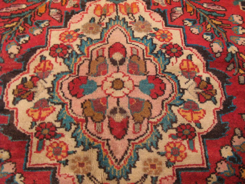3' 6" x 10' 3" Vintage Hosseinabad Runner image 9