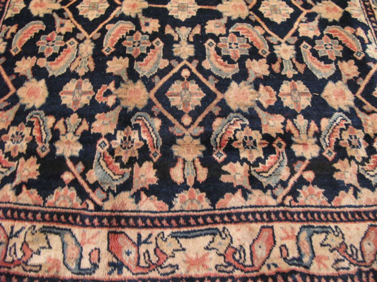 4' 5" x 10' 0" Persian Sarouk Runner image 10
