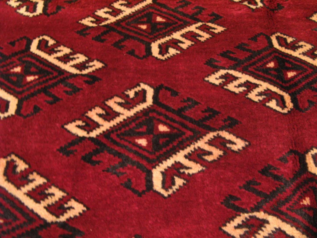 4' 3" x 6' 4" Persian Turkmen Rug image 9