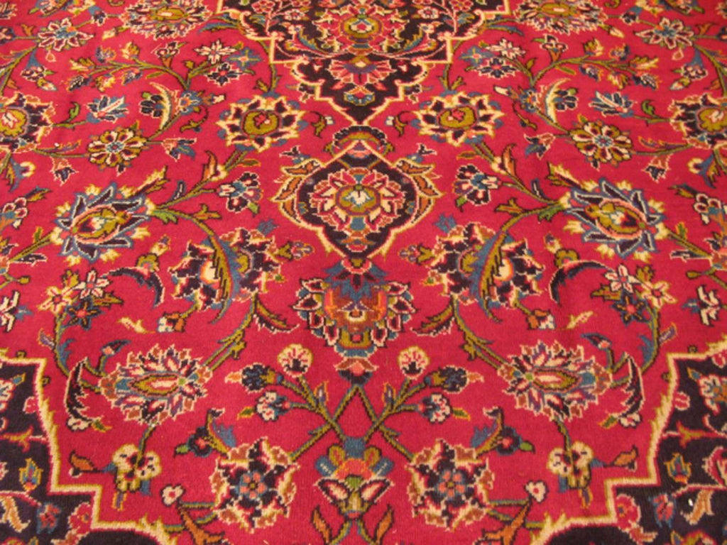 8' 2" x 11' 6" Persian Kashan Rug image 9