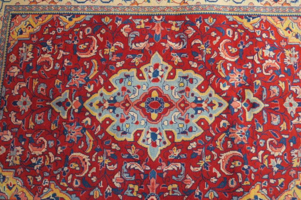 3' 6" x 3' 7" Persian Sarouk Rug image 4