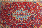 3' 6" x 3' 7" Persian Sarouk Rug image 4
