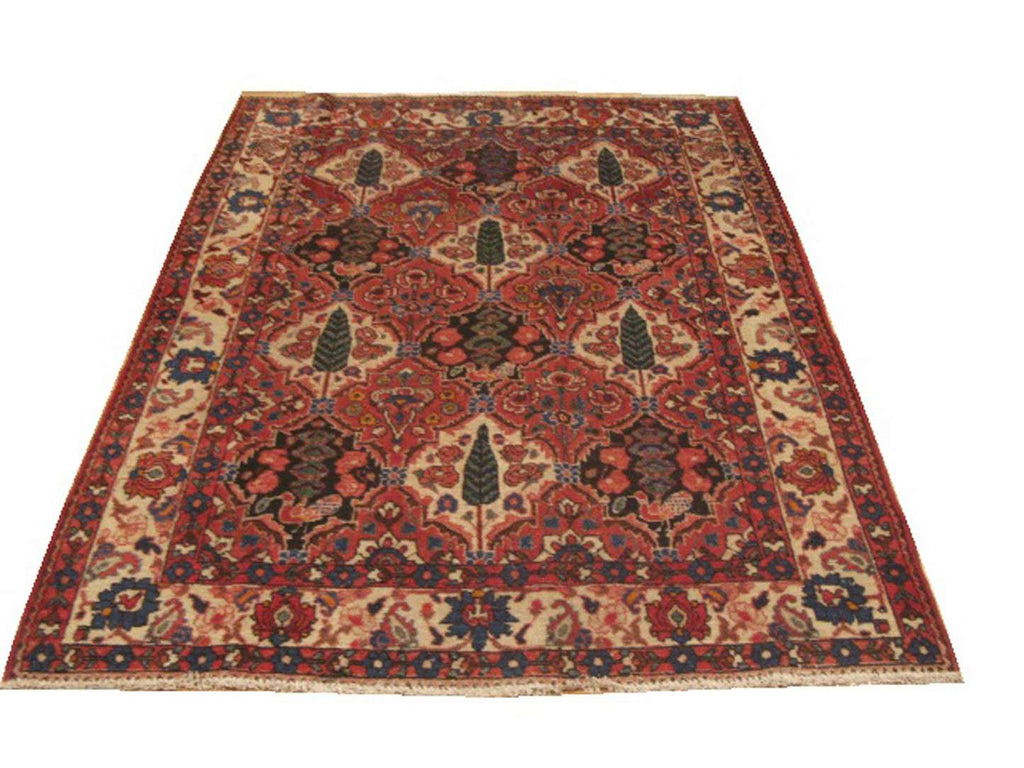 4' 1" x 6' 5" Persian Bakhtiari Rug image 0