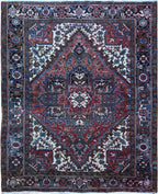 7' 0" x 8' 8" Persian Heriz Rug image 0