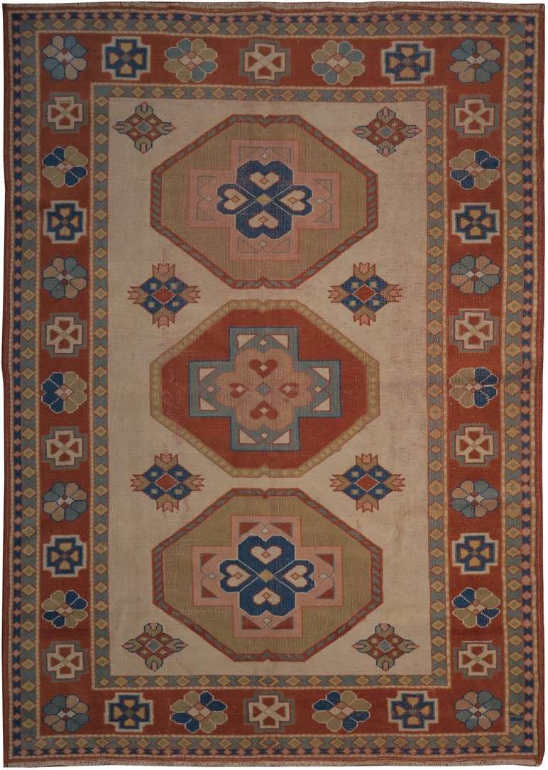5' 7" x 8' 2" Caucasian Kazak Rug image 0