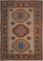 5' 7" x 8' 2" Caucasian Kazak Rug image 0