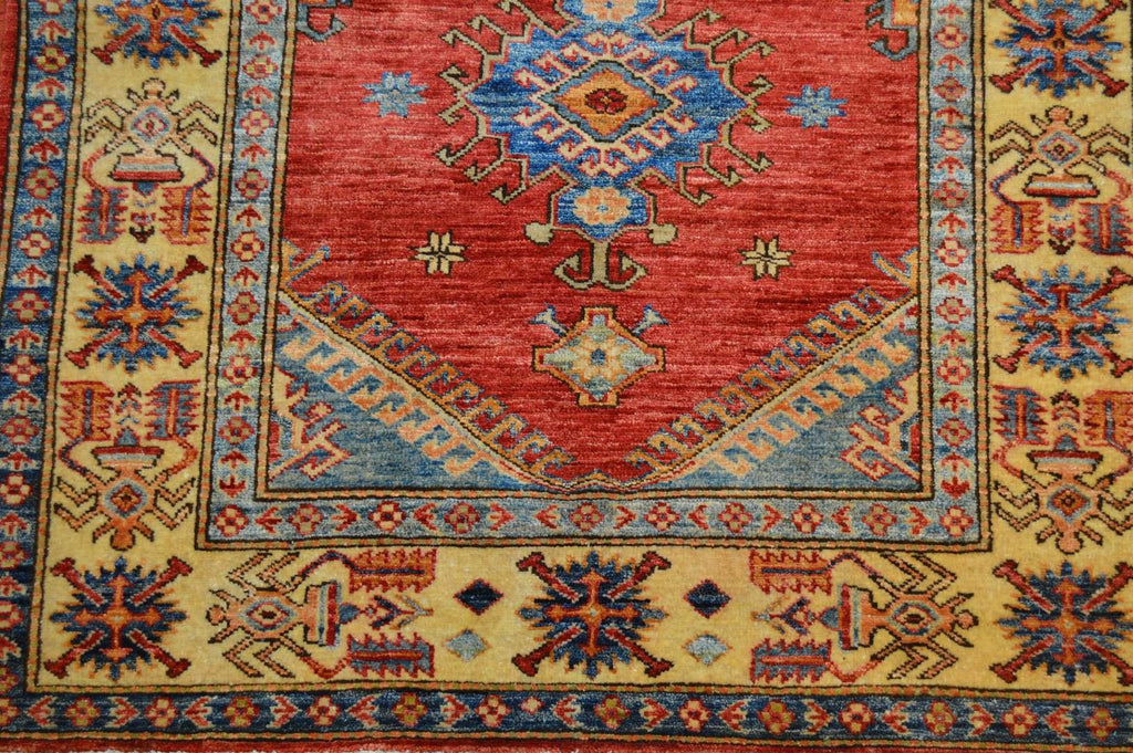 3' 7" x 4' 10" Pakistan Kazak Rug image 3