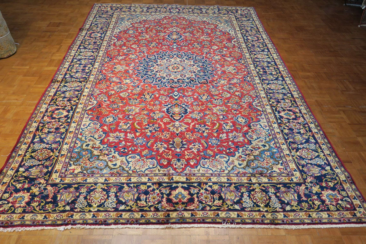 7' 4" x 11' 1" Persian Najafabad Rug image 1