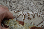 6' 2" x 8' 8" India Tabriz Rug image 8