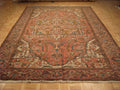 8' 1" x 11' 0" Persian Heriz Rug image 1
