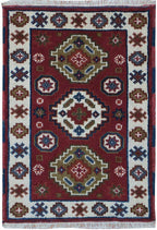 2' 0" x 3' 0" India Kazak Rug image 0