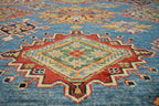 10' 2" x 13' 9" Pakistan Kazak Rug image 6