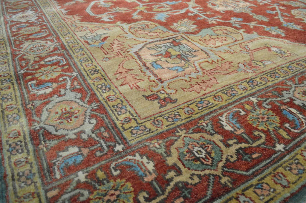 7' 8" x 10' 3" India Serapi Rug image 2