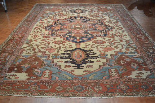 10' 3" x 13' 6" Persian Serapi Rug image 1