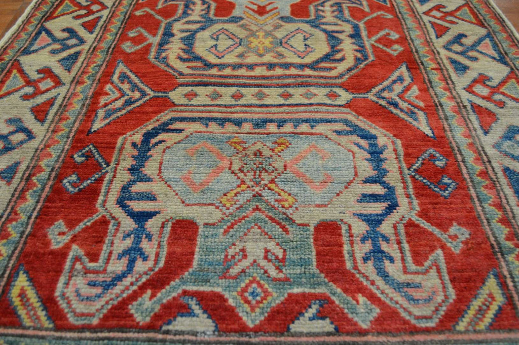 2' 7" x 9' 7" Pakistan Kazak Runner image 8