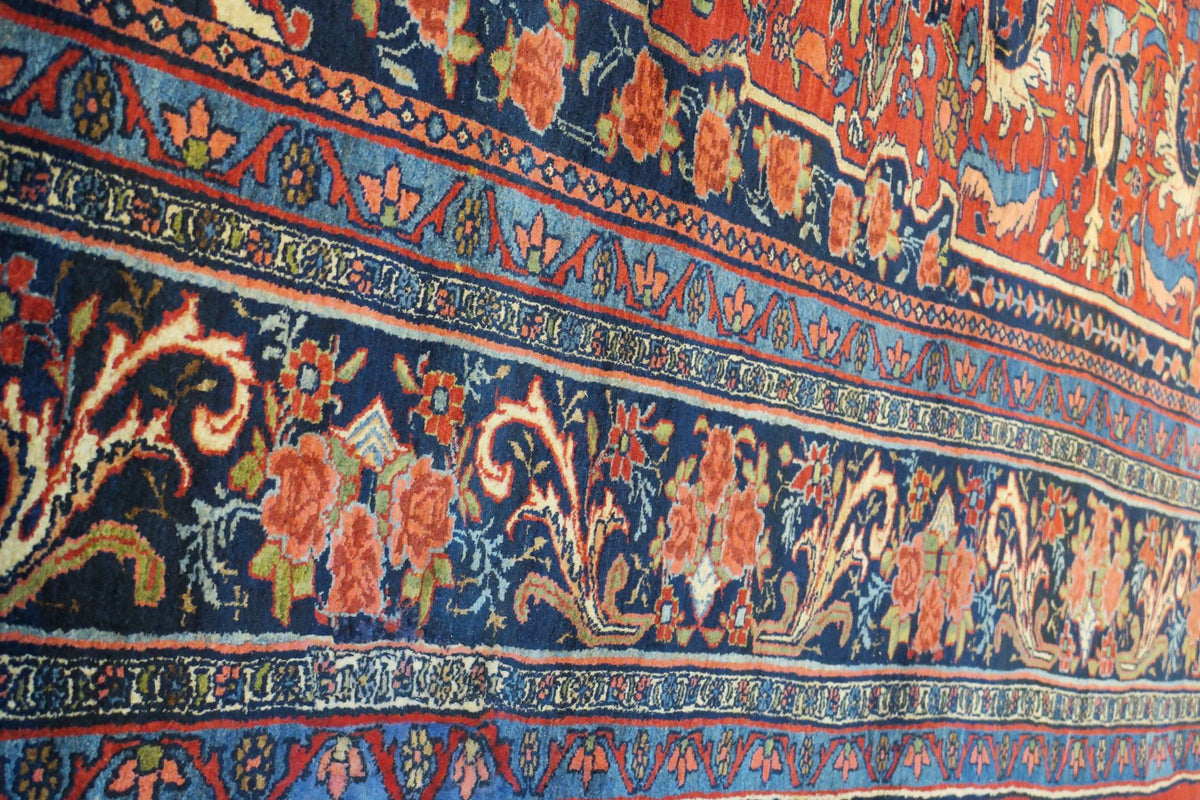 11' 9" x 9' 9" Persian Bijar Rug image 4