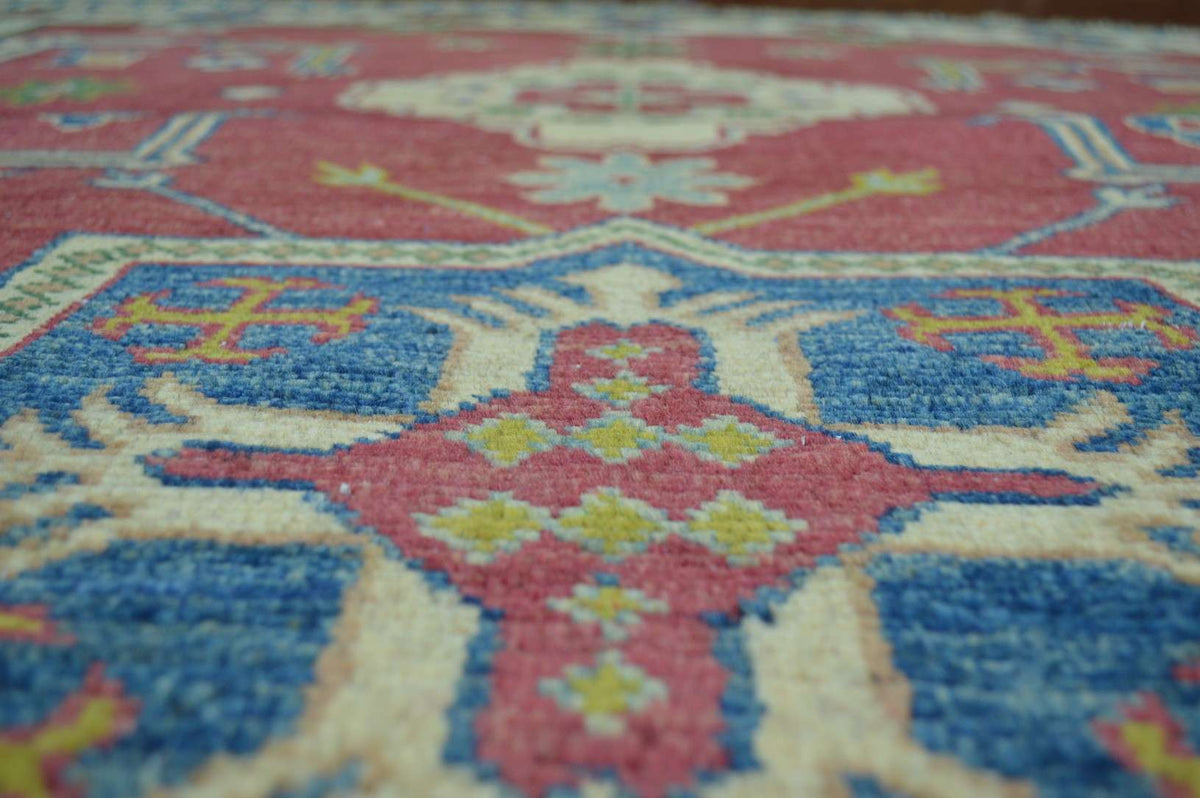 4' 3" x 6' 2" Pakistan Kazak Rug image 8
