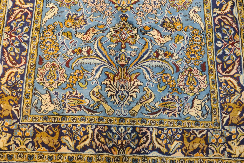 3' 5" x 5' 2" Persian Qum Rug image 3