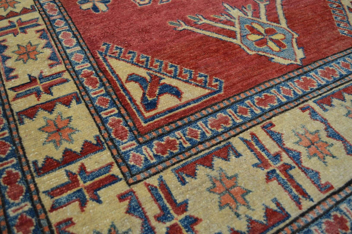 3' 8" x 5' 8" Pakistan Kazak Rug image 9