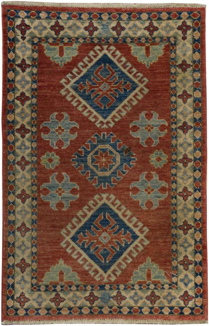 2' 7" x 4' 1" Pakistan Kazak Rug image 0