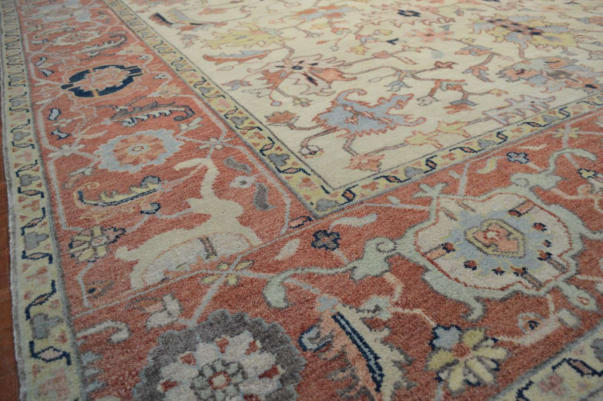 9' 4" x 13' 5" India Mahal Rug image 5