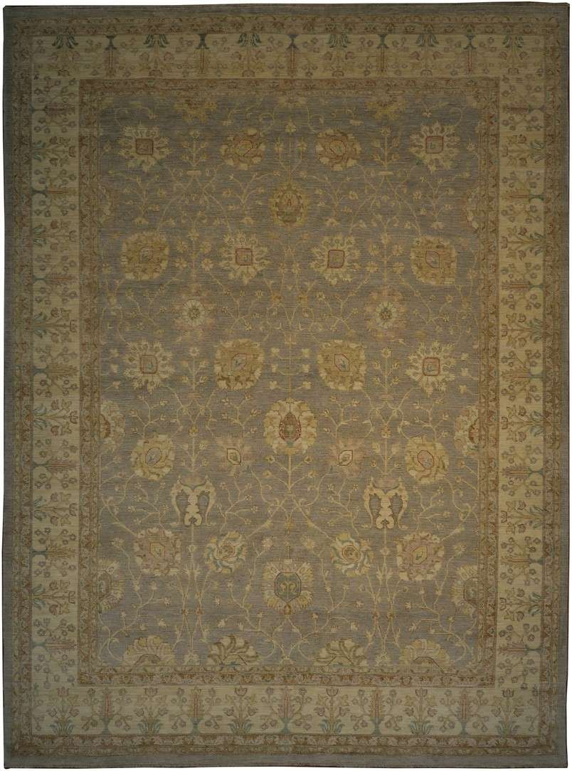 9' 1" x 12' 2" Pakistan Oushak Rug image 0