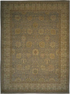 9' 1" x 12' 2" Pakistan Oushak Rug image 0
