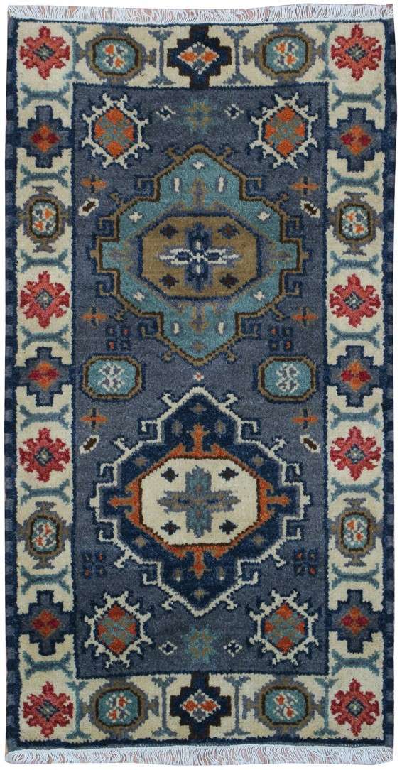 2' 0" x 4' 0" India Kazak Rug image 0