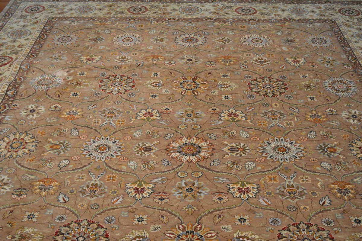 8' 9" x 12' 0" India Agra Rug image 12