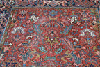 7' 0" x 9' 3" Persian Heriz Rug image 4