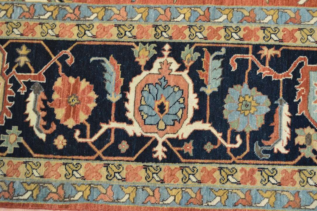 9' 0" x 12' 0" India Serapi Rug image 5