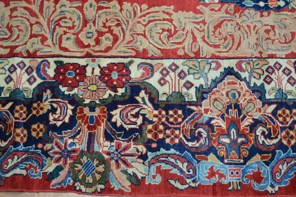 10' 6" x 13' 6" Persian Sarouk Rug image 4