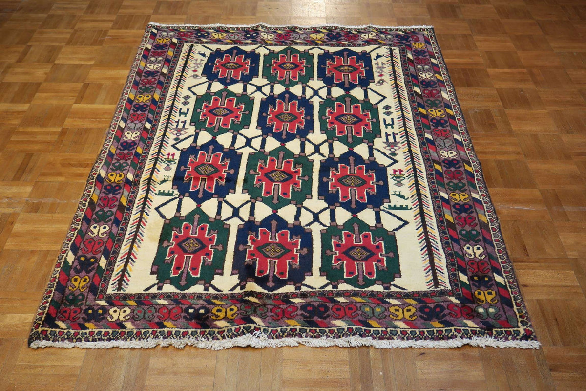 3' 9" x 5' 7" Persian Sirjan Rug image 2
