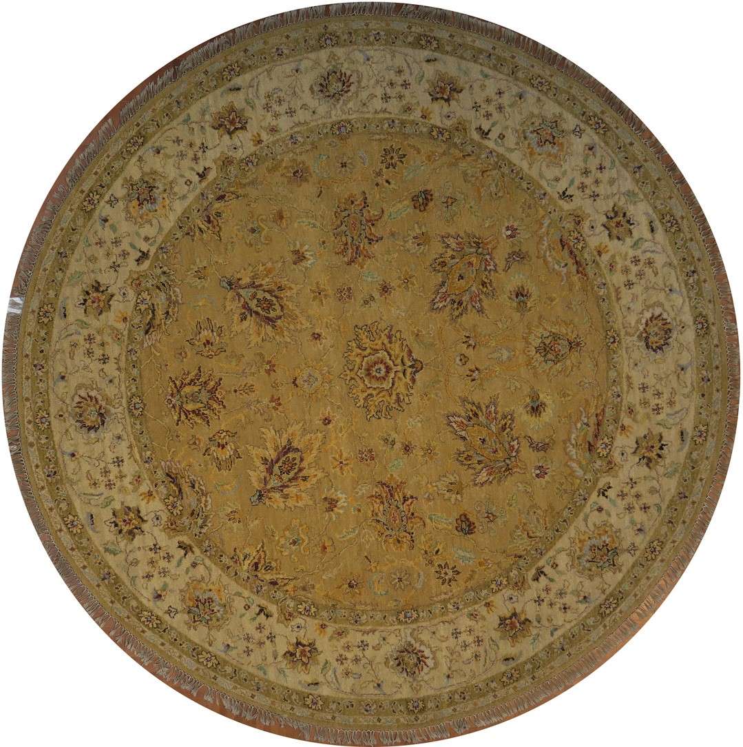 8' 1" x 8' 1" India Sultanabad Round Rug image 0
