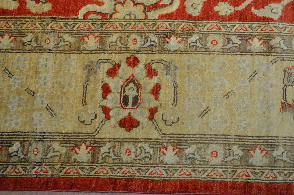 9' 8" x 13' 7" Pakistan Oushak Rug image 7