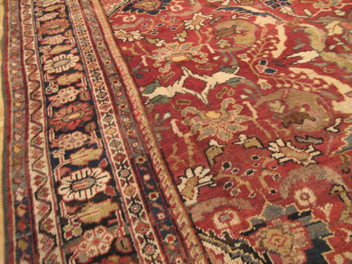 8' 7" x 12' 3" Persian Sultanabad Rug image 7