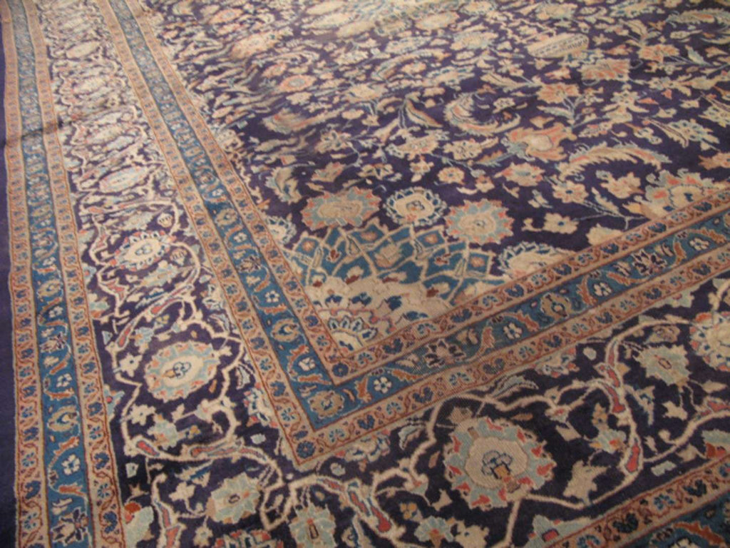 8' 5" x 11' 6" Persian Kashmar Rug image 4