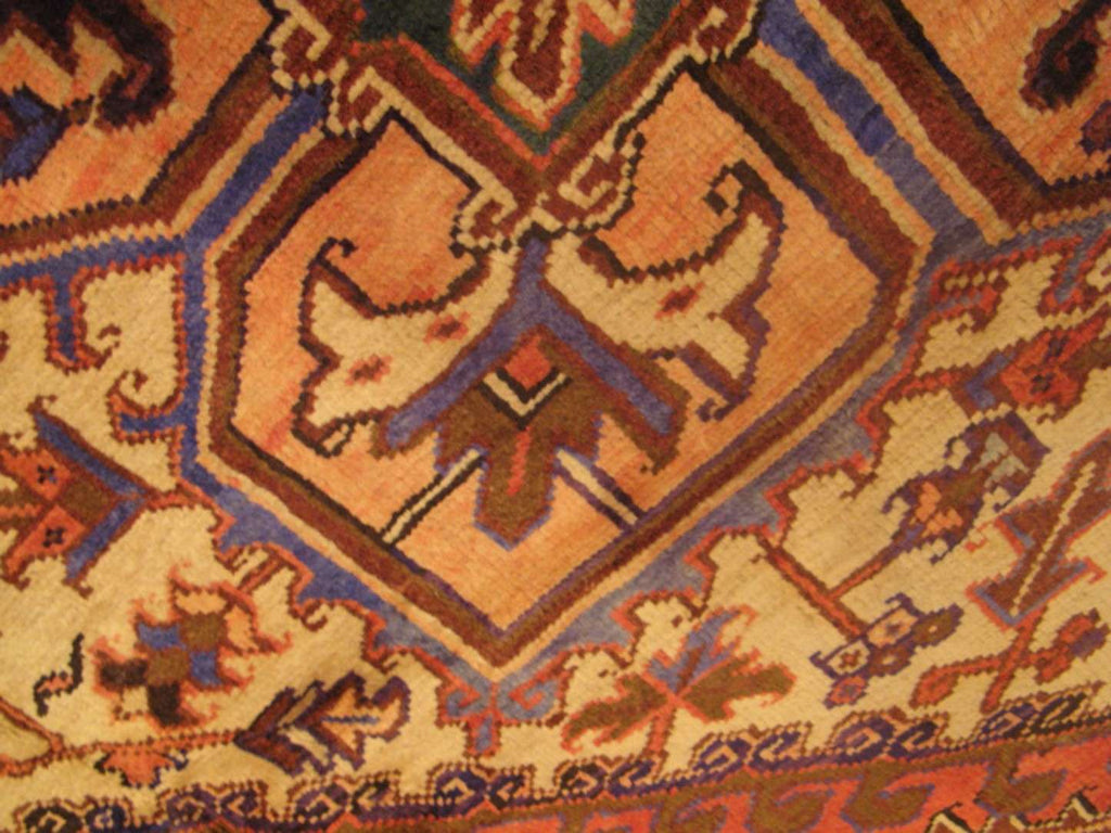 8' 3" x 10' 9" Persian Heriz Rug image 7