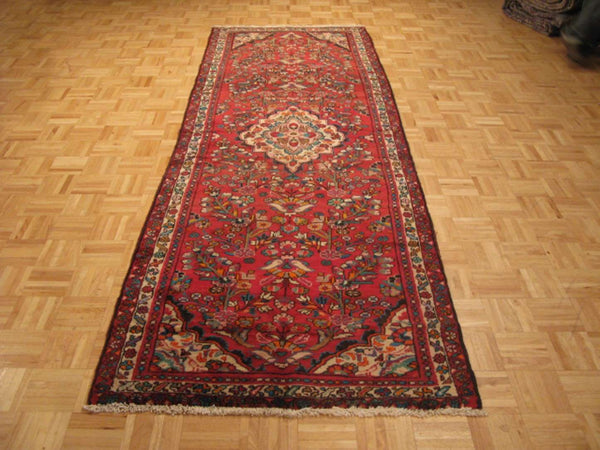3' 6" x 10' 3" Persian Hosseinabad Runner image 1