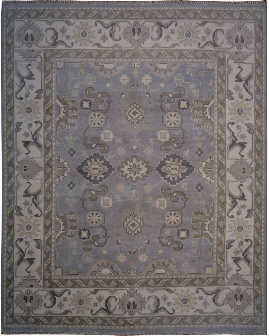 8' 1" x 10' 1" India Oushak Rug image 0