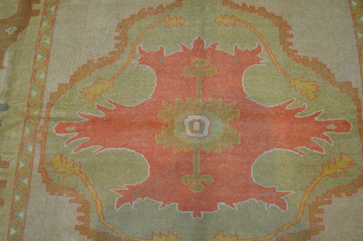 9' 8" x 13' 0" Turkish Oushak Rug image 6