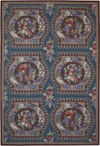 6' 0" x 8' 7" French Needlepoint Rug image 0