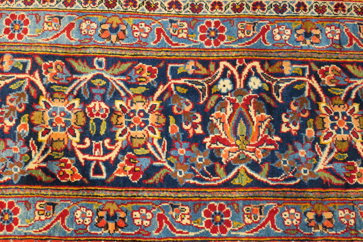 8' 0" x 11' 1" Persian Kashan Rug image 6