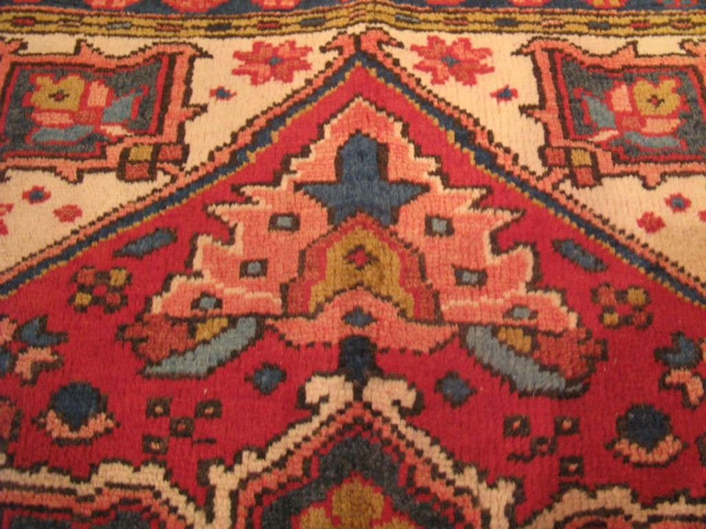 3' 4" x 10' 1" Persian Heriz Runner image 3