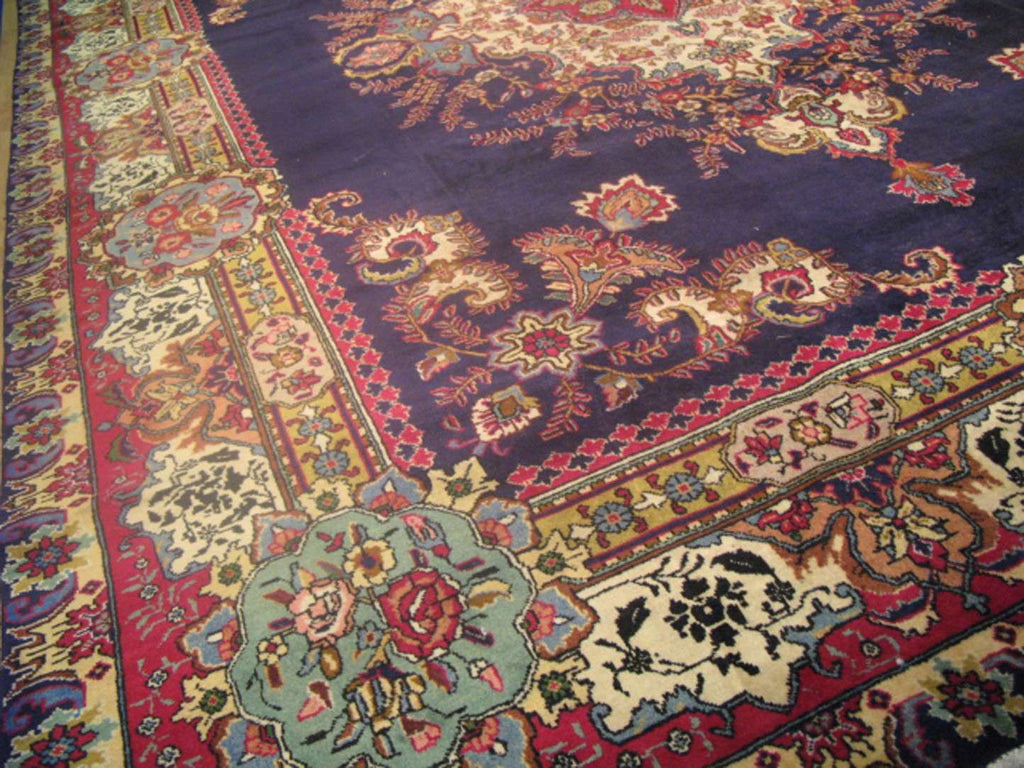 9' 6" x 12' 1" Persian Tabriz Rug image 7