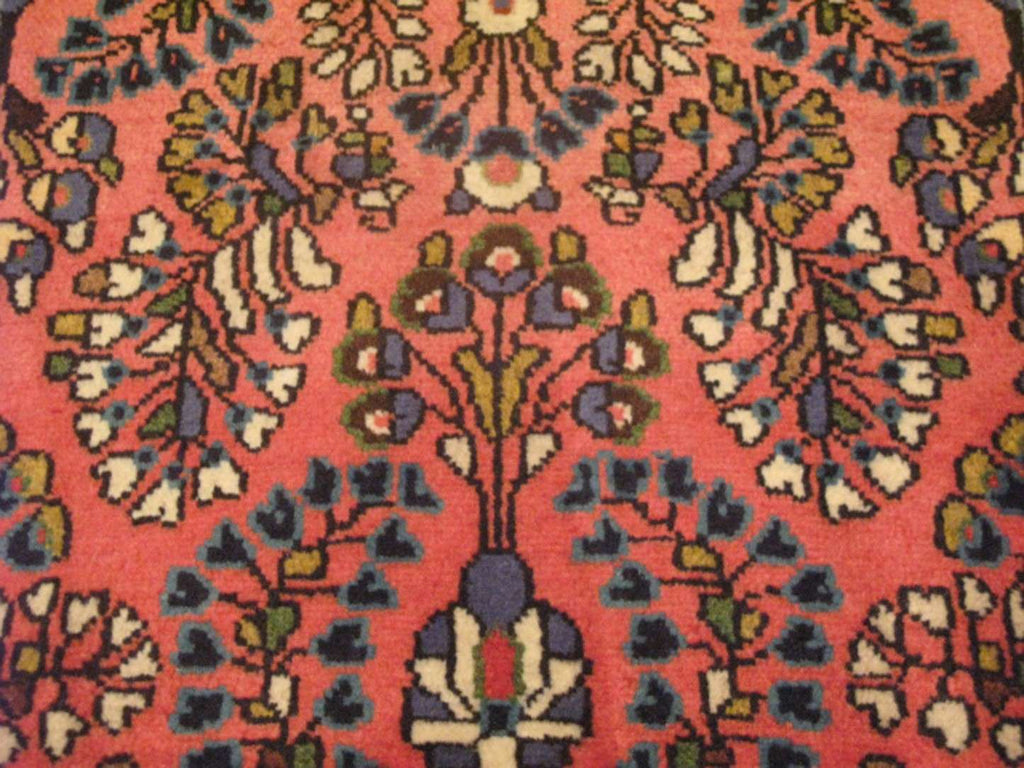 2' 2" x 4' 6" Vintage Sarouk Rug image 4