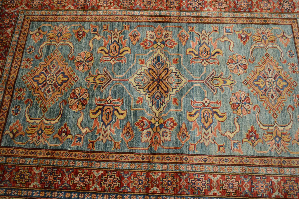 4' 0" x 6' 1" Pakistan Kazak Rug image 5