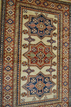 3' 3" x 4' 10" Pakistan Kazak Rug image 3