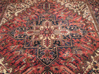 8' 5" x 10' 1" Persian Heriz Rug image 9